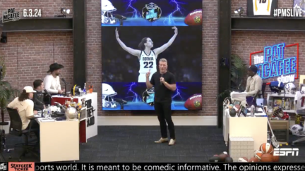 Pat McAfee reacts to Caitlin Clark incident with Chennedy Carter